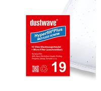 Dustwave® Lot de 10 sacs filtrants pour aspirateur Quigg AE 120 / AE120 Fabriqué en Allemagne + micro filtre