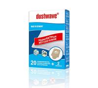 Dustwave® Lot de 20 sacs d'aspirateur + 2 filtres en micro-polaire multicouche pour Rowenta RO6383 6432, ZR 200520 et compatibles avec Swirl R39 - Sacs d'aspirateur de marque fabriqués en Allemagne