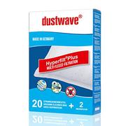 Dustwave® Lot de 20 sacs d'aspirateur compatibles avec Severin - SB7218 S Power/Severin - SB7219 / QUIGG - 5390 / Dustwave® - Fabriqué en Allemagne - Micro filtre inclus