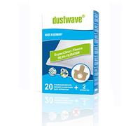 Dustwave® Lot de 20 sacs d'aspirateur de qualité supérieure pour sacs compatibles avec SWIRL R 36, R36 Non tissé extra épais pour les personnes souffrant d'allergies Fabriqués en Allemagne +
