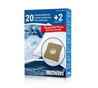 Dustwave® Lot de 20 sacs d'aspirateur pour AmazonBasics W11 - Très efficaces avec fermeture hygiénique - Fabriqué en Allemagne