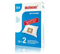 Dustwave® Lot de 20 sacs d'aspirateur pour aspirateur Severin BR 7926 1400 W Rouge/gris