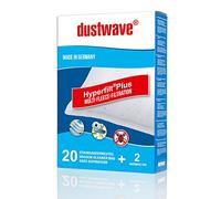 Dustwave® Lot de 20 sacs d'aspirateur pour Bosch BSG 82010 Ergomaxx - Fabriqués en Allemagne + micro-filtre inclus