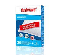 Dustwave® Lot de 20 sacs filtrants pour aspirateur Morgan's Turbo Max 1404 - Fabriqués en Allemagne + micro-filtre inclus