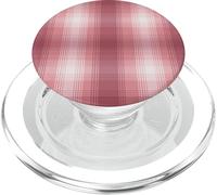 Dusty Pink Plaid Flannel Pattern Vintage Tartan Check PopSockets PopGrip pour MagSafe