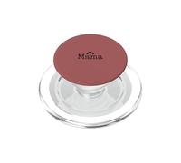 Dusty Rose - Mama Hearts Script Cute Minimalist Typography PopSockets PopGrip pour MagSafe