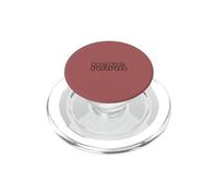 Dusty Rose - Mama Retro Bubble Letters Groovy Heart PopSockets PopGrip pour MagSafe