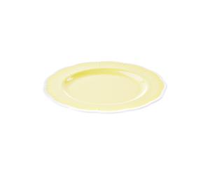 Dusty yellow ASSIETTE PLATE "FLORA"