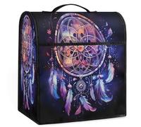 Dusviba Cosmic - Housse de protection en polyester imperméable avec poignée et poches de rangement pour machine à café, motif ciel étoilé 37,6 x 28,2 x 43,2 cm