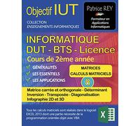 DUT informatique - matrices et calculs matriciels (tome 8): avec Excel 2013