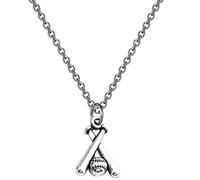 DUTACK Collier avec pendentif en forme de batte de baseball pour homme Hip-Hop RAP Street Culture Collier tendance pour homme Bijoux tendance, Zinc
