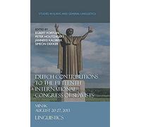 Dutch Contributions To The Fifteenth International Congress Of Slavists