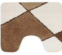 Dutch House Tapis de toilette Nice 60 x 50 cm marron