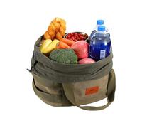 Dutch Pot Storage Bag - Dutch Oven Tote Carrier, Canvas Barbecue Holder | Pouch Cooking Utensils Organizer Handbag, Heavy Duty Outdoor Picnic Case, for Garden Parties and Camping Trips