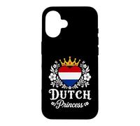 Dutch Princess Netherlands Flag Proud Dutch Girl Coque pour iPhone 16