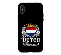 Dutch Princess Netherlands Flag Proud Dutch Girl Coque pour iPhone X/XS
