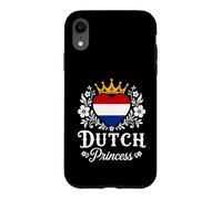 Dutch Princess Netherlands Flag Proud Dutch Girl Coque pour iPhone XR