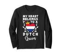 Dutch Queen Dutch Wife Girlfriend Netherlands Flag Manche Longue