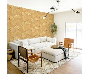 DUTCH WALLCOVERINGS Papier peint Japanese Garden Ocre