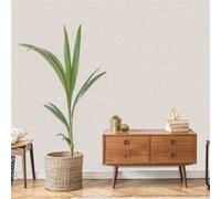 DUTCH WALLCOVERINGS Papier Peint Motif de Fil Crème Revêtement Mural Décoratif 437403 Crème G