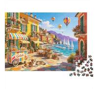 Dutch Windmill Farm 1000 Piece Jigsaw Puzzle Recycled Paper Vintage Tractors Puzzles pour Boy et Girl Ages 6 Years Up Family Gaming Time Props Excellente Idée de Cadeau Maison 38x26cm/1000pcs