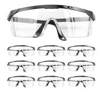 DUTIFUL Lunette de Protection Travail 10 PCS Lunettes de Protection Surlunettes de Protection Lunettes de Protection Anti Buée Lunettes de Sécurité de Travail Construction Laboratoire Soudage