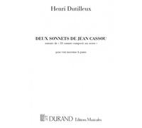 DUTILLEUX - 2 SONNETS - CHANT ET PIANO
