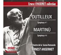 Dutilleux : symphonie n° 1 - Martinu : symphonie n° 4