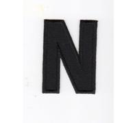 Dutis Mc Ecusson thermocollant Alphabet Lettre N Noir Vinyle Taille unique 1 Pièce