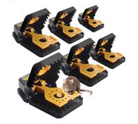 Dutreg Pièges à Souris, 6 Pièges Réutilisables Tapette Souris, Efficace Piège à Rat Professionnel (Grand)