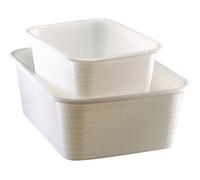Dutscher 001193 Bac Profond en LDPE Rectangulaire, 19 Litre, 450mm L x 370mm I x 170mm h