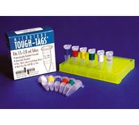 Dutscher 053173 Etiquette Tough-Tags pour Microtubes 1.5 et 2 ml, Coloris Assortis, 33 mm x 13 mm, Lot de 2125
