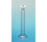 DUTSCHER 068903 Eprouvette SIMAX, classe B, graduation brune, bouchée plastique 500 mL (Pack de 10)