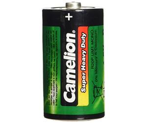 DUTSCHER 095366 Pile saline R20/D, 1,5V, ø 33 x 61 mm