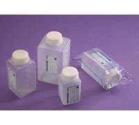 Dutscher 391923 Flacon à Prélèvement sans Thiosulfate en PET, Emballage Individuel, 500 ml, 50 mm ø Col, 70 mm x 70 mm x 145 mm, Lot de 120