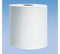 Dutscher 475031 Essuie-Tout Gaufré en Bobine Industrielle, Blanc, Dévidage Central, 2 Plis, 450 Formats, Laize 19.4cm, Perforations 30cm, Rouleau 19cm Diamètre, Lot de 6
