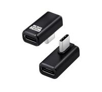 Duttek 90 Degree USB C Extender Adapter [240W 80Gbps 8K@60Hz], USB C Right Angle Adapter, Type C Extender for Thunderbolt 5/4, MacBook, Switch, iPhone 16/15