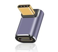 Duttek Adaptateur d'angle USB C 40Gbps,Adaptateur USB C 90 degrés Prend en Charge la Charge Rapide 8K@60Hz et 100W,Compatible avec Thunderbolt 3/4 et avec Les appareils d'interface USB de Type C