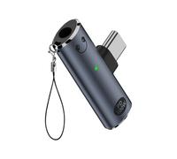 Duttek Adaptateur Double USB C vers 3,5 mm - Adaptateur Audio USB C vers Jack 3,5 mm 2 en 1 100W pour iPhone 16/15, Pixel 9