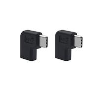 Duttek Adaptateur USB C, coudés à 90 degrés à Gauche et Droite USB Type C 3.1 mâle vers Femelle Coude Adaptateur pour Ordinateur Portable et MacBook Lot de 2