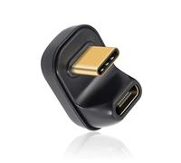 Duttek Adaptateur USB C en Forme de U 40 Gbit/s, Adaptateur d'extension USB C mâle vers Femelle Prend en Charge la Charge Rapide 8K@60Hz et 100W pour Les appareils Thunderbolt 3/4 et USB de Type C