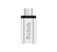 Duttek Adaptateur USB C vers Micro USB， Adaptateur Type USB3.1 C OTG, USB C Femelle vers Micro USB mâle OTG (on The Go) pour Samsung Galaxy S7, S7 Edge, LG G4, Nexus 6 (Argenté)