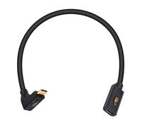 Duttek Câble d'extension USB 4 de 30cm, Câble USB C femelle vers mâle de 40 Gbps, Câble USB C de 240W prenant en charge la vidéo 8K@60Hz, Compatible avec Thunderbolt 3, Ordinateur portable de type C