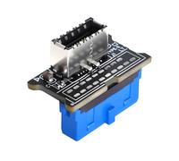 Duttek Convertisseur USB 3.0 vers type E à 90 degrés, adaptateur de carte mère USB C à angle droit, adaptateur de carte mère USB C à angle droit, 5 Gbit/s sans port de type E sur l'ancienne carte mère