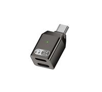 Duttek Diviseur USB C pour Casque Lighting, Adaptateur USB Type C 2-en-1 avec Charge Rapide PD 45W et Adaptateur Casque USB C vers Lighting pour iPhone 16/15 et Autres Appareils Type C (Gris)