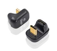 Duttek Lot de 2 adaptateurs USB C 40Gbps,Adaptateur d'extension USB C mâle vers Femelle Supports 8K@60Hz et 10W,Compatible avec Thunderbolt 3/4 et avec Les appareils d'interface USB de Type