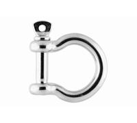 Dutyhook Manille lyre 10mm A4 AISI 316 Acier inoxydable M4 Argenté