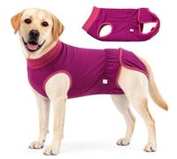 Duuclume Combinaison de convalescence pour chien après chirurgie (rouge, L)
