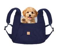 Duuclume Sac à dos de transport avant pour petits chiens et chats, bleu