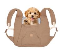 Duuclume Sac à dos de transport avant pour petits chiens et chats, kaki